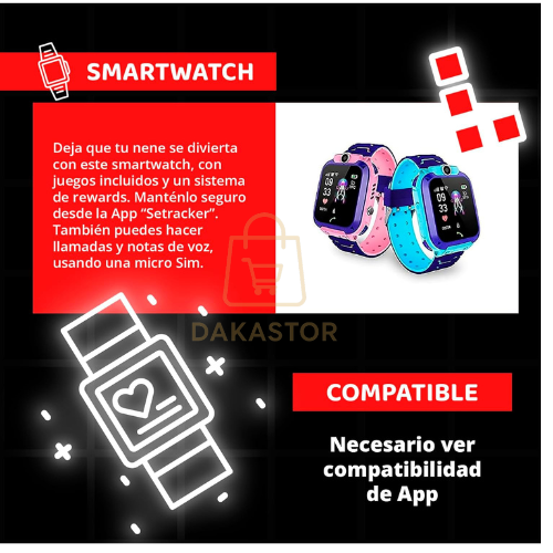 KidConnect™-Reloj - Smartwatch para niños llamadas