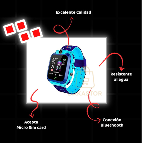 KidConnect™-Reloj - Smartwatch para niños llamadas