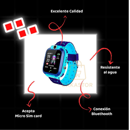 KidConnect™-Reloj - Smartwatch para niños llamadas